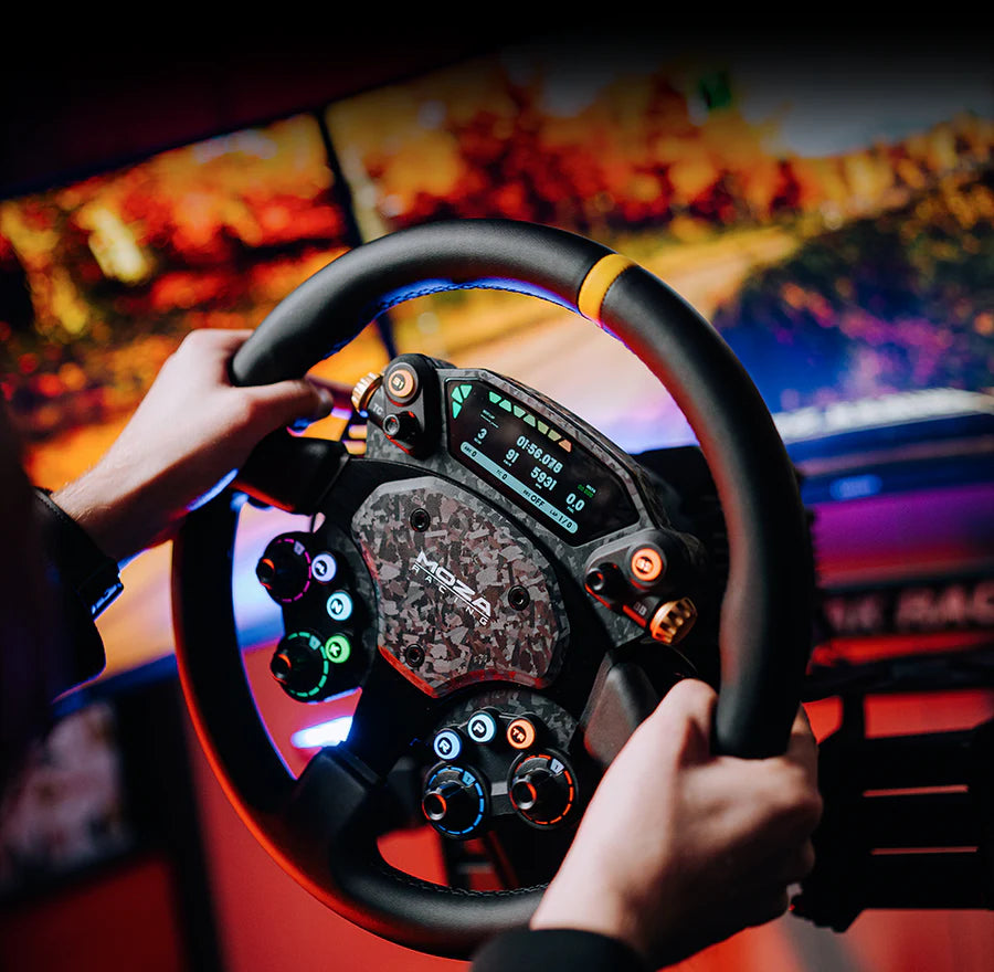 MOZA Racing CS Pro — volant rond, vue 2