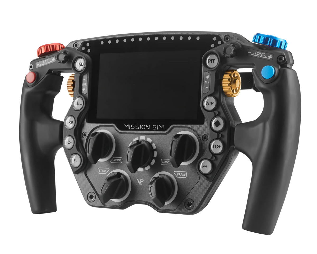 VPG Sim Mission Sim — volant sim racing gt/proto, vue 3