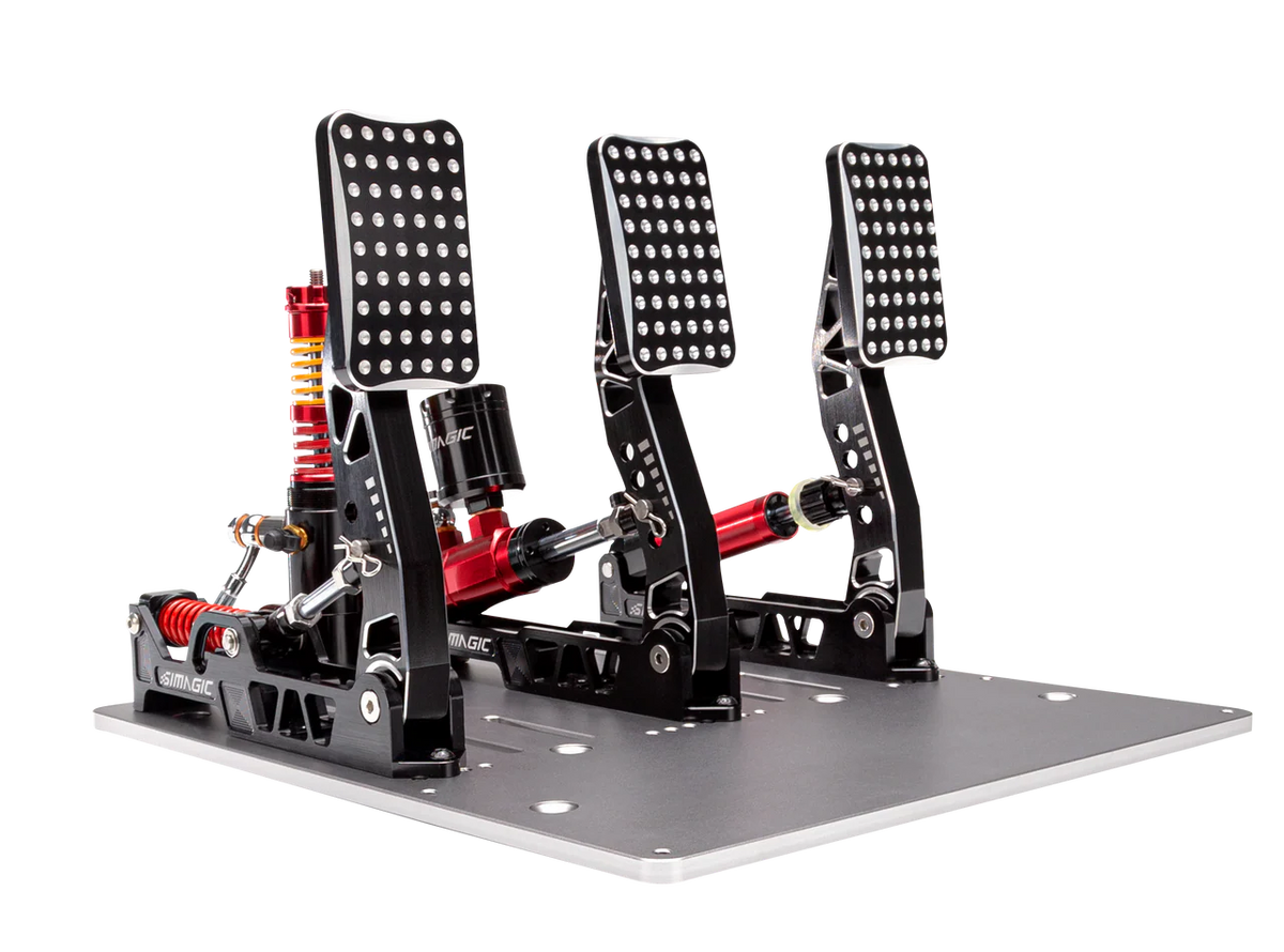 SIMAGIC P2000 — pédalier hydraulique, vue 3