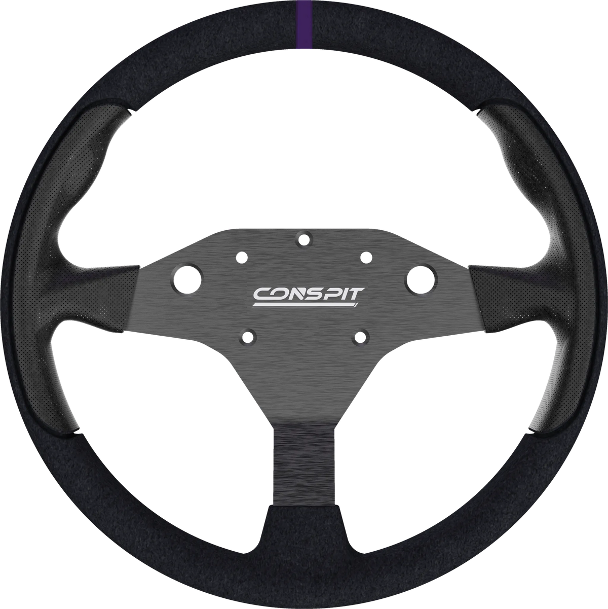 CONSPIT RX320 — détail du volant rond
