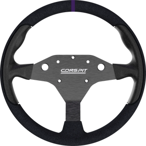 CONSPIT RX320 — détail du volant rond