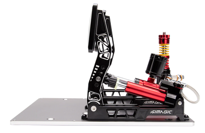 SIMAGIC P2000 — détail du pédalier hydraulique