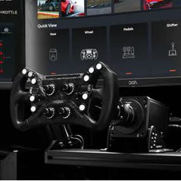 SIMAGIC Alpha EVO Sport 9 Nm — base direct drive, vue 2