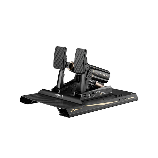 MOZA Racing mBooster Pedal Set — pack pédales actives, vue 3
